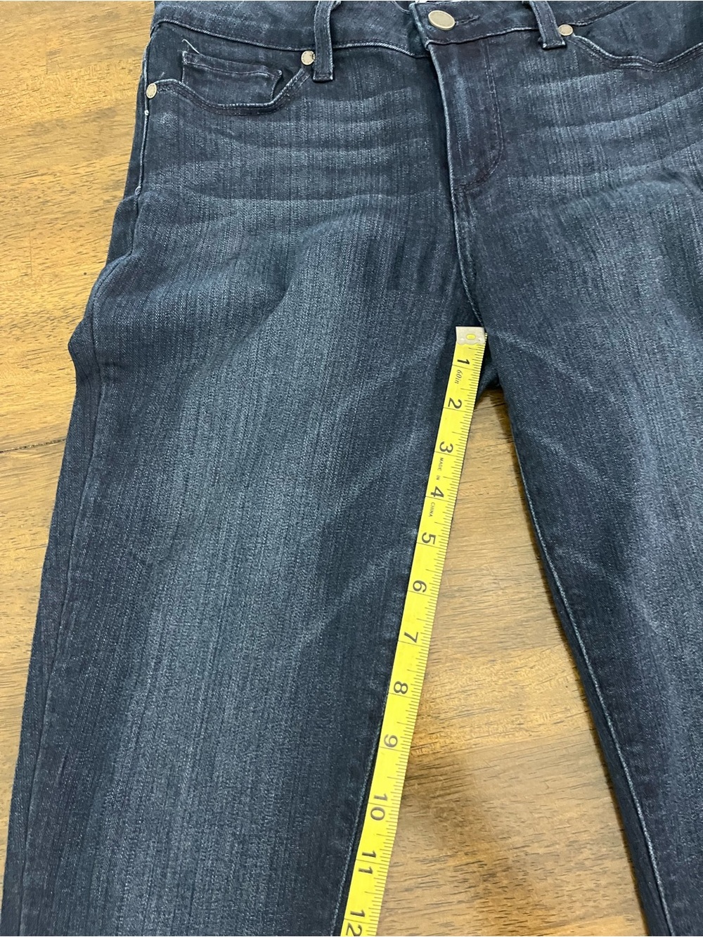 PAIGE Womens Dark Wash Skinny Jeans Verdugo Ankle Pants Classic Stretch Sz 29 - Picture 15 of 16